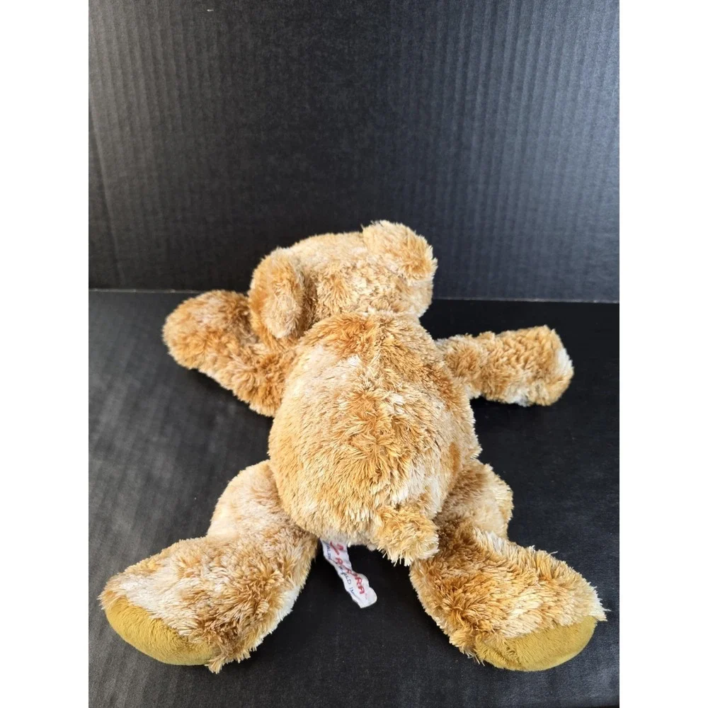 Aurora Flopsies Golden Bearton Frosted Bronze & White Splotchy Floppy Plush Bear